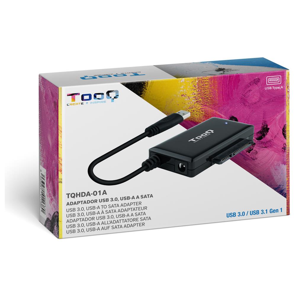 TQHDA-01A docking station per unità di archiviazione USB 3.2 Gen 1 (3.1 Gen 1) Type-A Nero - Foto 7