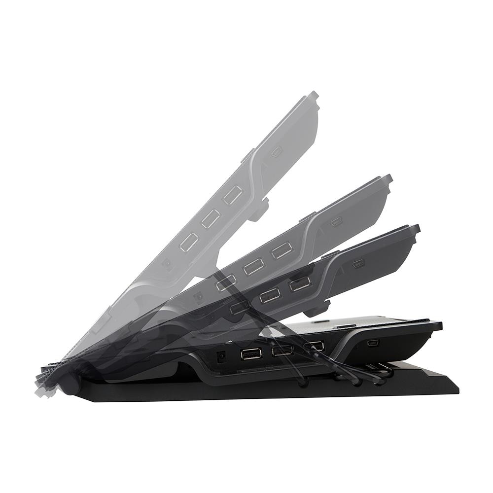 ZM-NS2000 base di raffreddamento per laptop 43,2 cm (17") Nero - Foto 4