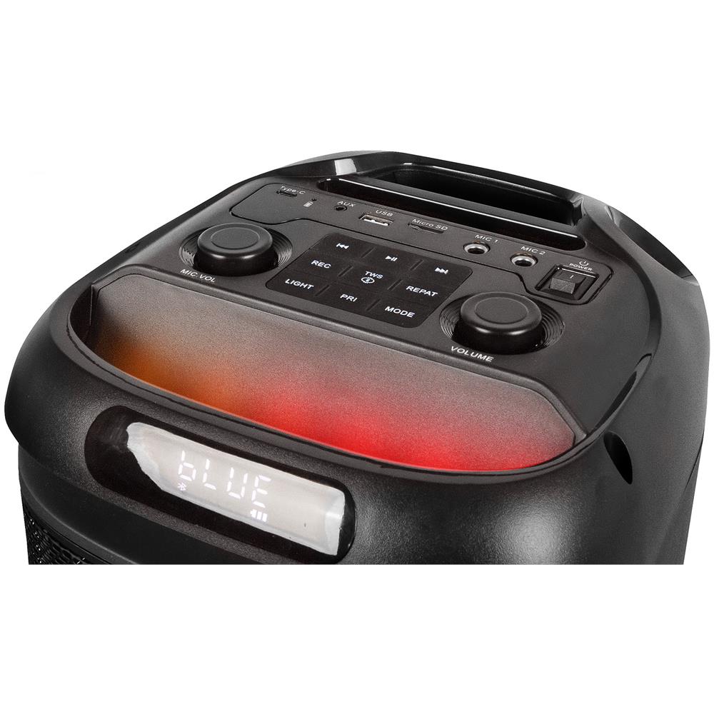 Altoparlante da Festa XFest XF 650 KB con Display LED Bluetooth Potenza 100 W Colore Nero - Foto 4