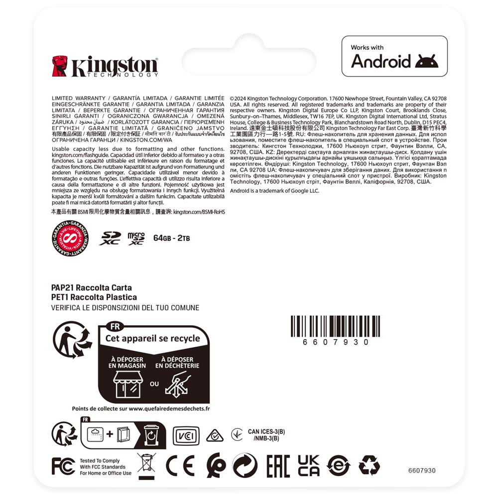 Technology 128GB microSDXC Canvas Select Plus Gen3 150MB /s A1 (Adattatore SD incluso) - Foto 6