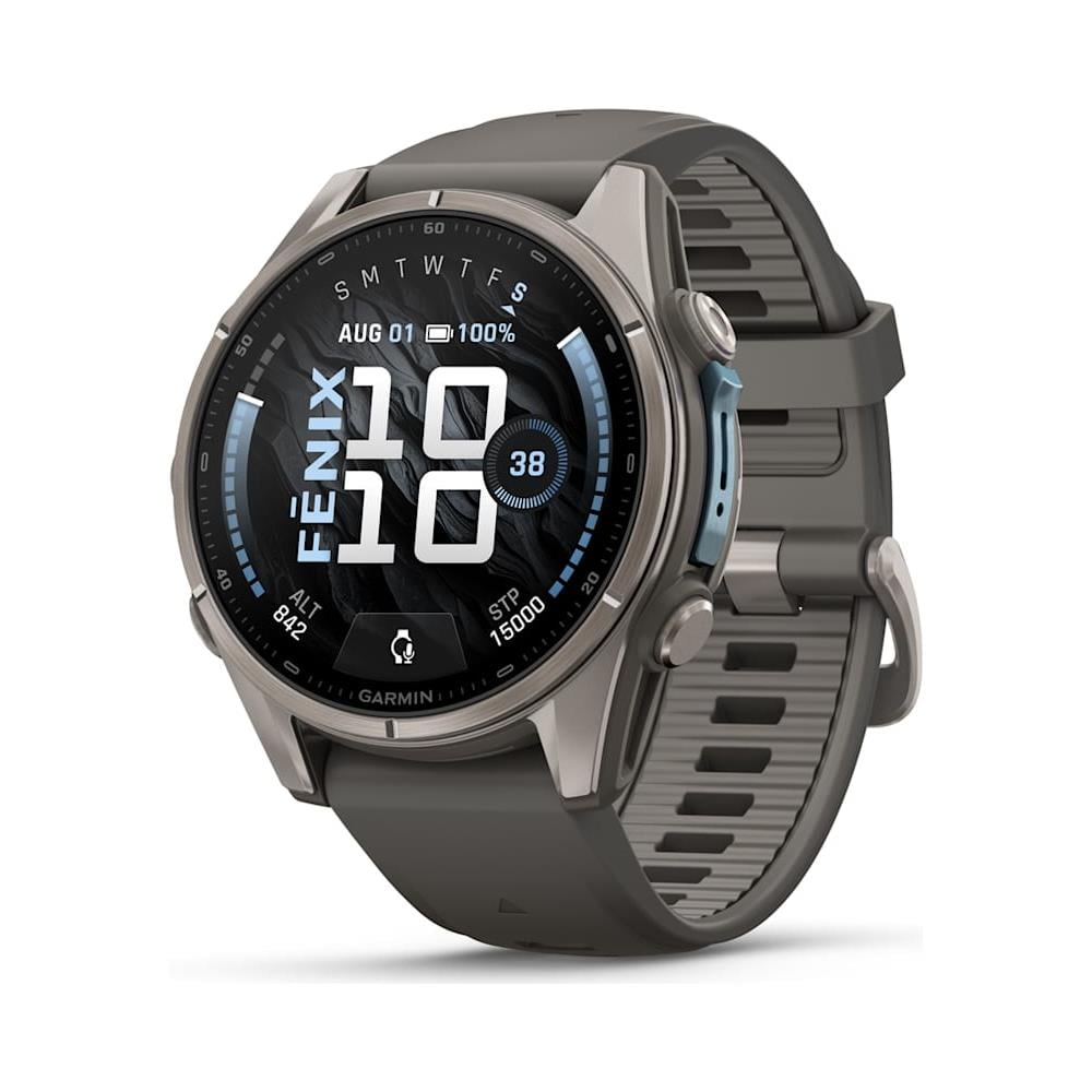 Fenix 9 1.3" AMOLED 43 mm Digitale 416 x 416 Pixel Touch screen Titanio Wi-Fi GPS (Satellitare) - Foto 1