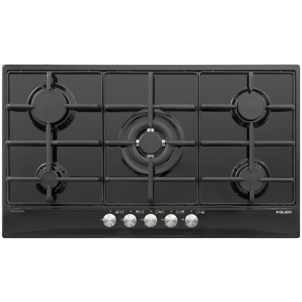 Piano Cottura GT955BK a Gas 5 Fuochi Gas Colore Nero  - Foto 1
