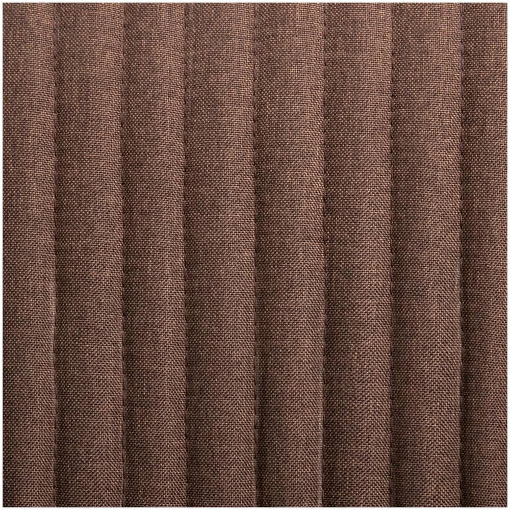 Sedie Da Pranzo 4 Pz Marroni In Tessuto - Foto 2