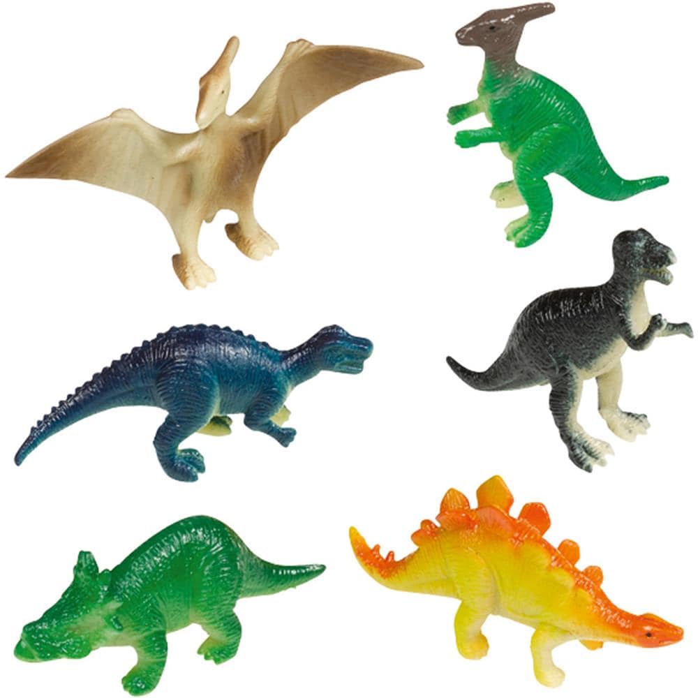Amscan - 8 Mini Statuine Dinosauri - Foto 1