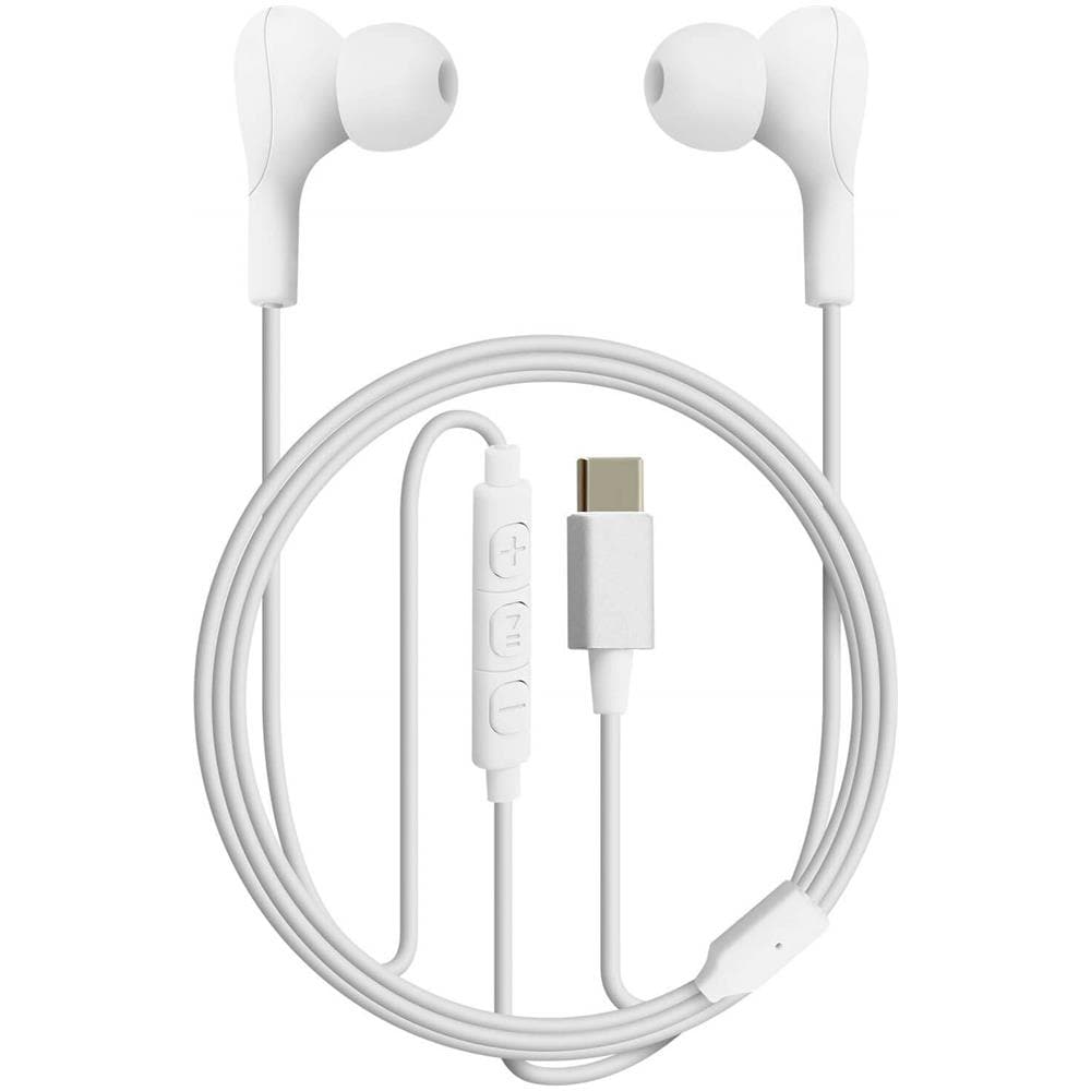 Auricolari Cavo Usb-c In-earphone Telecomando Magnetici Bianco - Foto 2