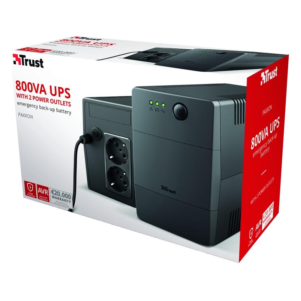 Gruppo di Continuità UPS Paxxon 800 VA / 480 W 2 Prese Schuko - Foto 4