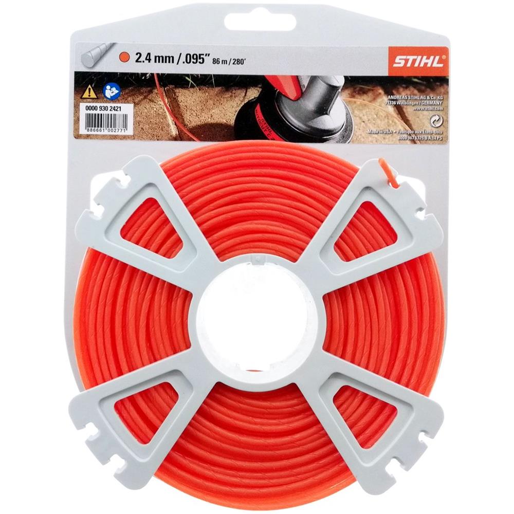 Bobina Filo Nylon Tondo Stihl 2,4 Mm Silenzioso Da 83 Metri Per Decespugliatore - Foto 1
