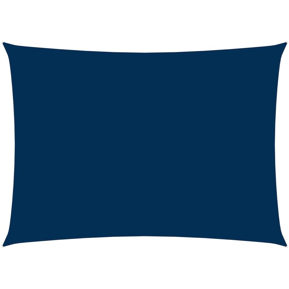 Parasole a Vela Oxford Rettangolare 2x4 m Blu - Foto 1