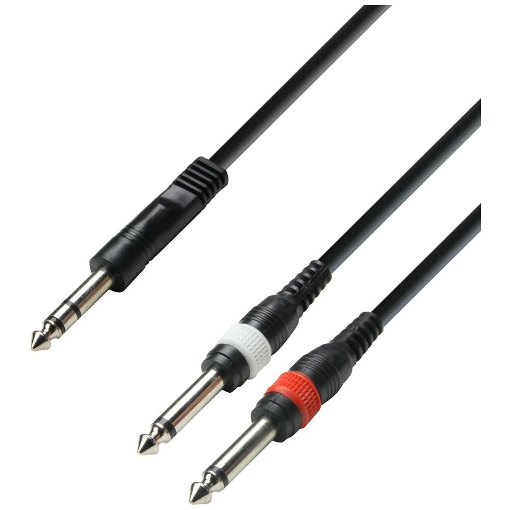 K3 YVPP 0600 6m 6.35mm TRS 6.35mm TRS Nero cavo audio - Foto 1