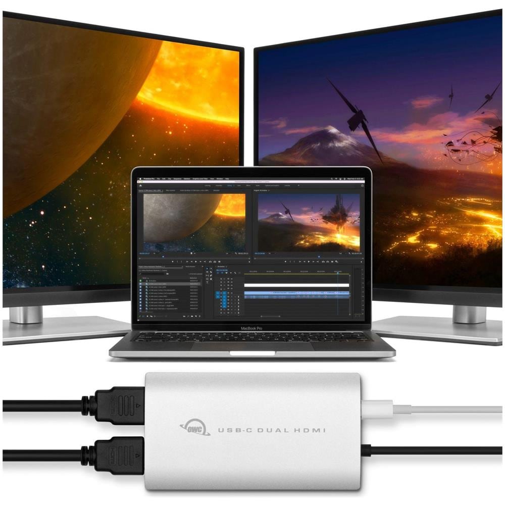 Cadpdl2hdmi 0,26 M Usb Tipo-c 2 X Hdmi Adattatore Grafico - Argento - Foto 5