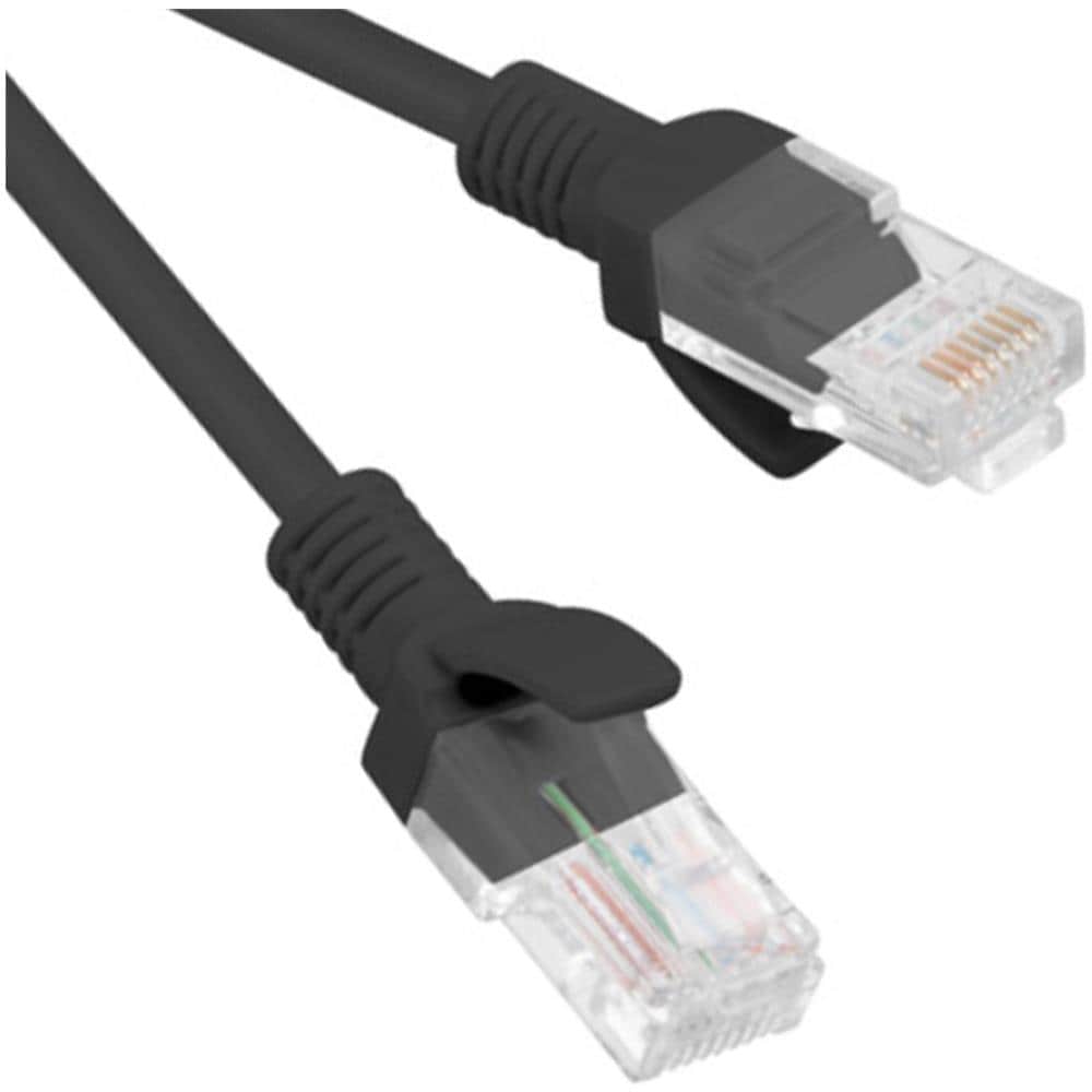 Cavo Di Rete Ethernet Utp Cat. 6 Nero 25cm - Foto 1