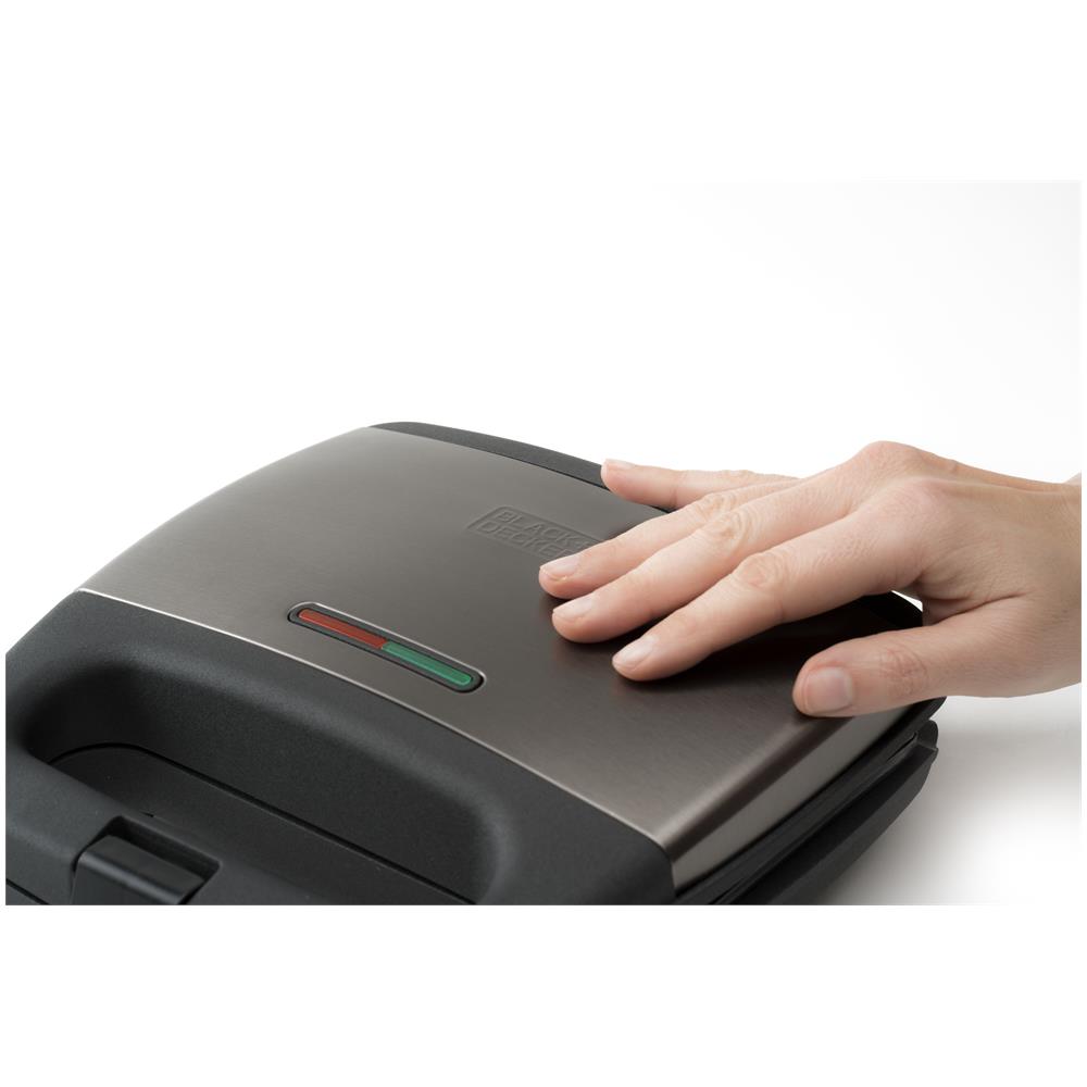 Tostiera Sandwich Maker BXSA751E con Potenza 750 W Colore Nero / Metallico - Foto 2