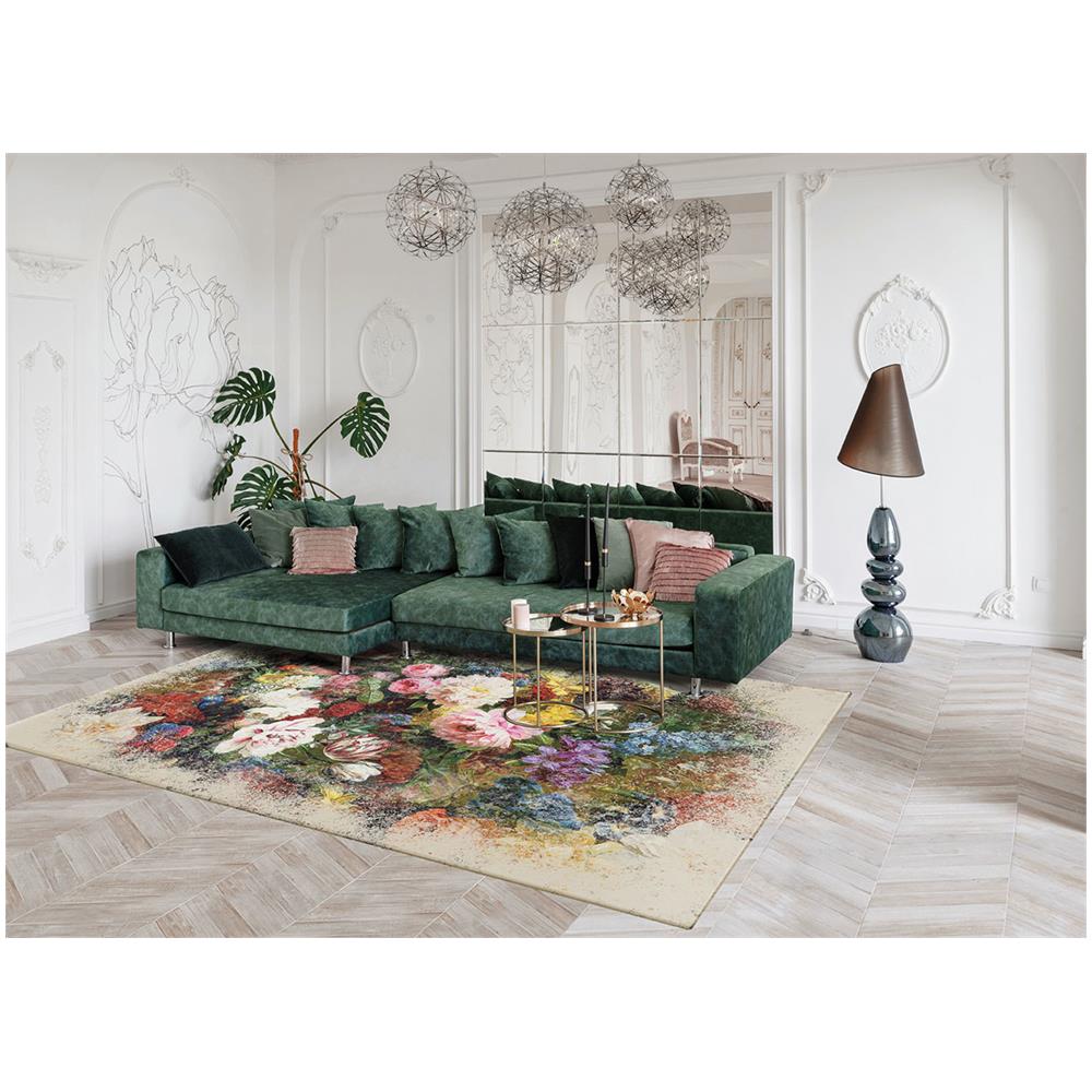 Tappeto Arredo Antiscivolo Da Camera E Salotto Linea D''artista By Suardi 154x220 Bosschaert Panna - Foto 2