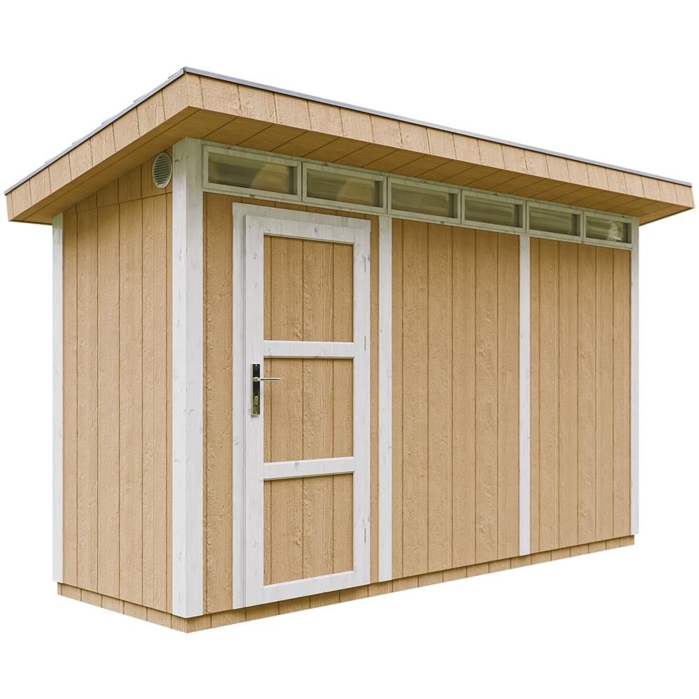 Casetta da giardino con pannelli in legno Lp Smartside 4,3 m2 con pavimento e piastrelle bituminose - L161x294x239 cm M902a - Harvest Honey - Foto 1