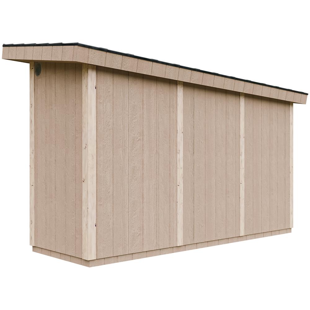 Casetta da giardino con pannelli in legno Lp Smartside 4,3 m2 con pavimento e piastrelle bituminose - L161x294x239 cm M902a - Harvest Honey - Foto 8