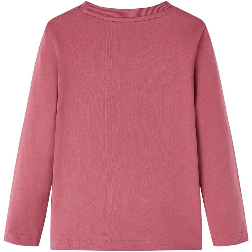 Maglietta Da Bambino A Maniche Lunghe Stampa Dinosauro Rosso Scuro 92 - Foto 2