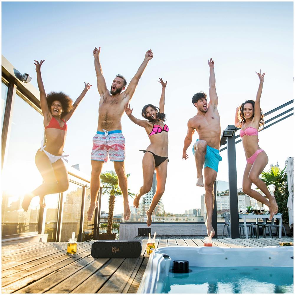 Altoparlante Portatile Stereo Detroit con Bluetooth IP67 Colore Nero - Foto 10