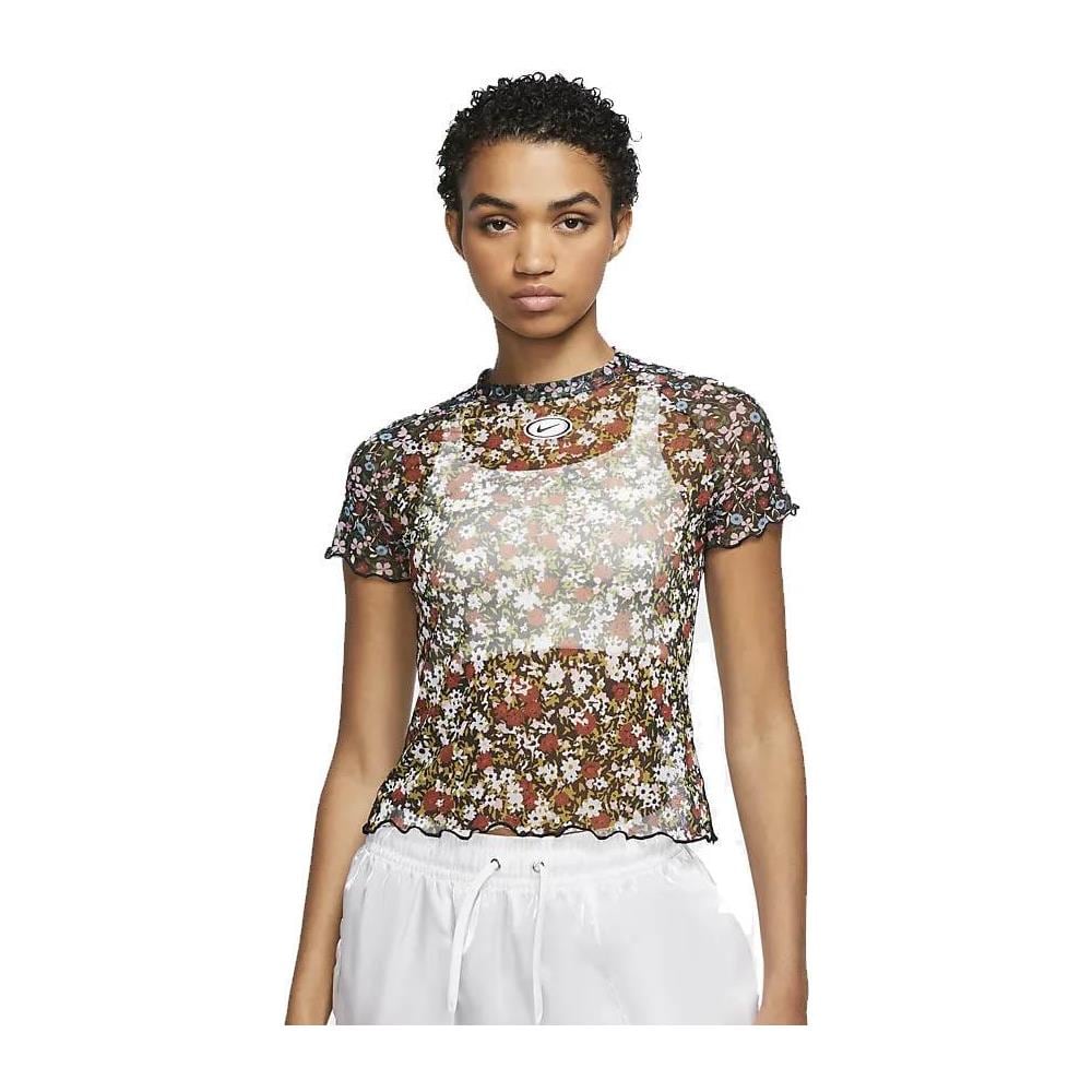 Top Donna Sportswear Mesh Short Sleeve - Foto 2