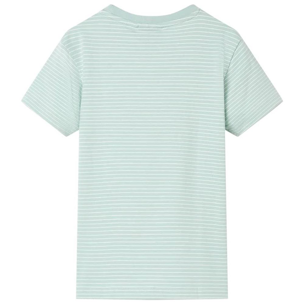 Maglietta da Bambino con Strisce Menta Chiaro 116 - Foto 2