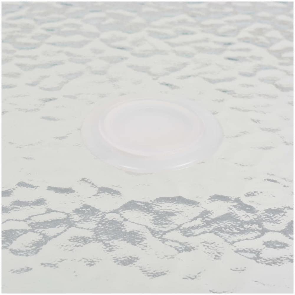 Set Tavolo E Sedie Da Giardino 8 Pz In Textilene Grigio - Foto 2