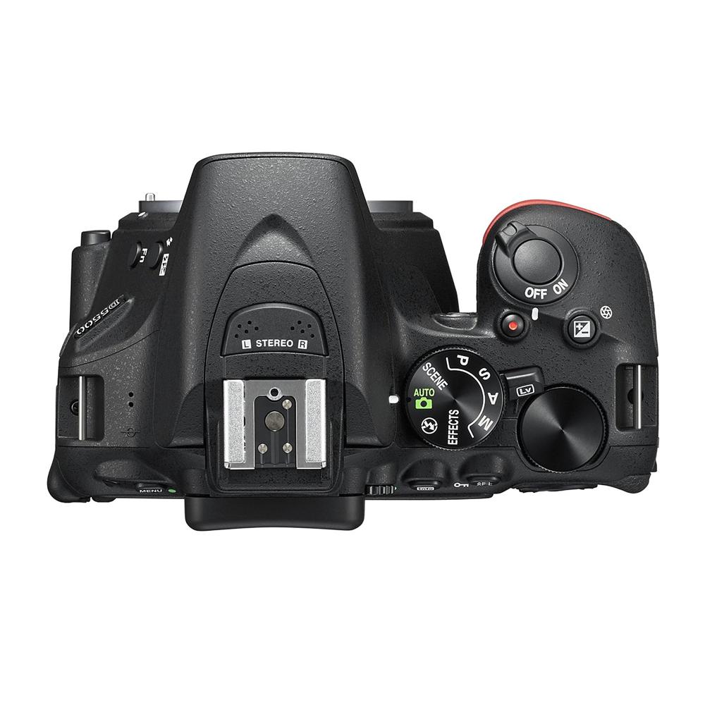 D5500 Nero Kit AF-S DX 18-105 VR II + SD 8GB Sensore CMOS Display Touchscreen 3'' Filmati Full HD Wi-Fi - Foto 5