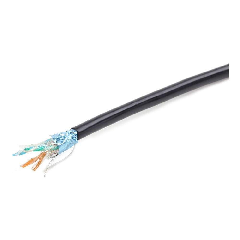 CAT5e FTP 305m, Cat5e, F / UTP (FTP) , Nero, ISO 9002 - Foto 1