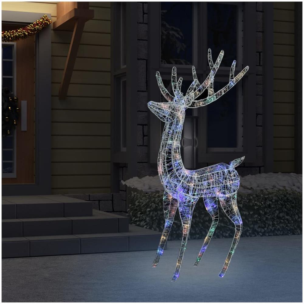Renne di Natale XXL in Acrilico 250 LED 2 pz 180 cm Colorata - Foto 3