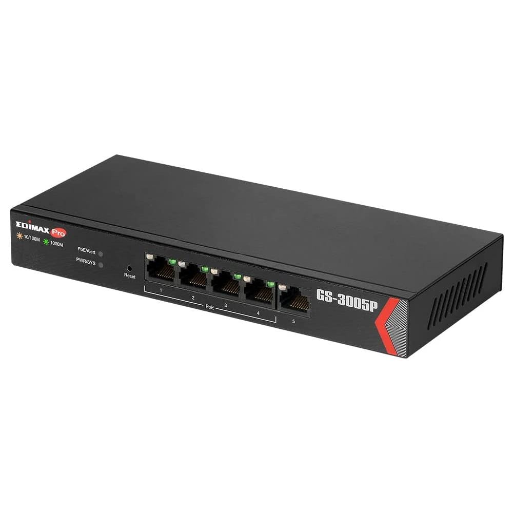 Switch Gigabit Web Managed a Lungo Raggio a 5 porte con 4 porte PoE+ - Foto 1