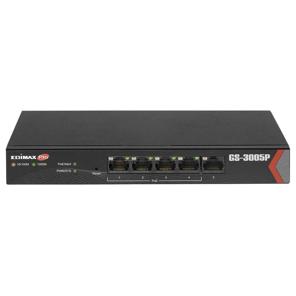 Switch Gigabit Web Managed a Lungo Raggio a 5 porte con 4 porte PoE+ - Foto 2