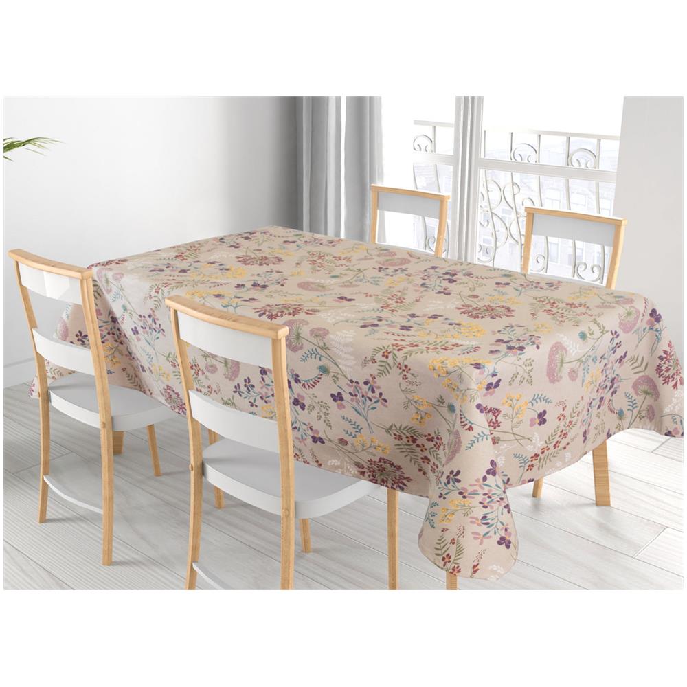 Tovaglia Salotto Cucina In Tessuto Miros Made In Italy Disegno Fiori Vicky 50x150 Vicky - Foto 1