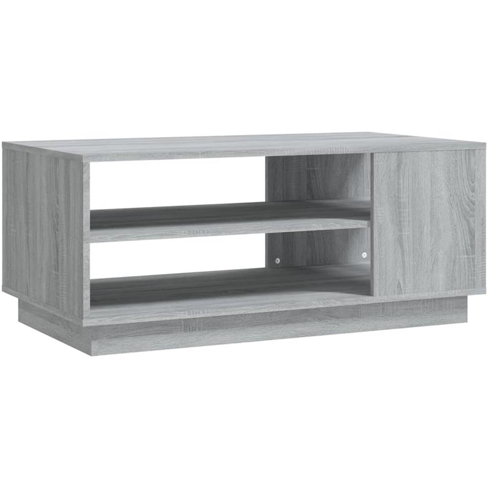 Tavolino da Salotto Grigio Sonoma 102x55x43 cm in Truciolato - Foto 2