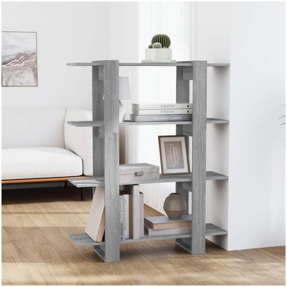 Libreria / divisorio Grigio Sonoma 100x30x123,5 Cm - Foto 1