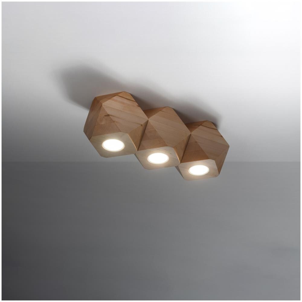 Applique Da Soffitto In Legno Woody 3 Legno 120x120x360 Mm Legno - Foto 11