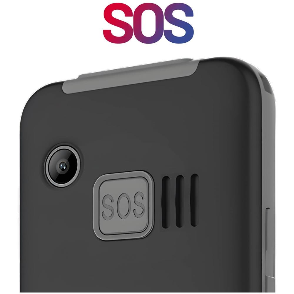 Telefono Cellulare Halo 3 4g Lte Nero, Pulsante Sos - Foto 2