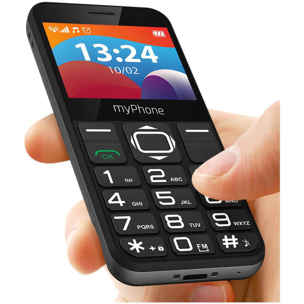 Telefono Cellulare Halo 3 4g Lte Nero, Pulsante Sos - Foto 5