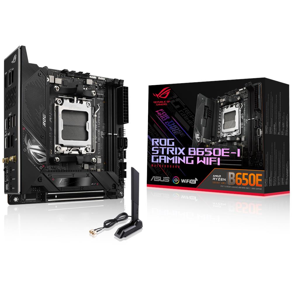 Scheda Madre ROG STRIX B650E-I GAMING WIFI AMD B650 Presa di Corrente AM5 Mini ITX - Foto 1