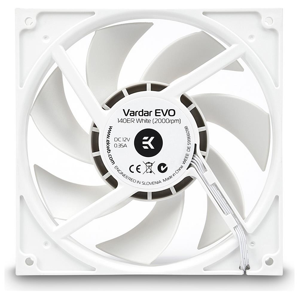 3830046999917 sistema di raffreddamento per computer Ventilatore 14 cm Bianco - Foto 2