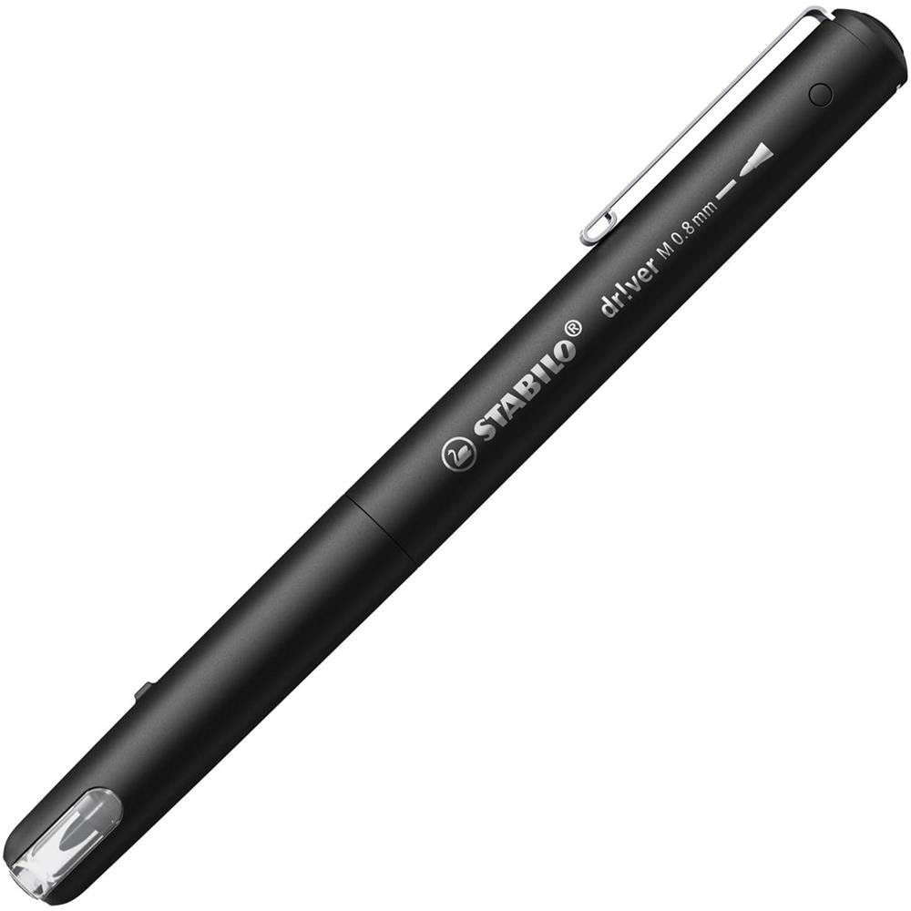 dr!ver - Fineliner Premium - Tratto Medio (0,8 mm) - Astuccio da 4 - Verde, Rosso, Blu, Nero - Foto 2