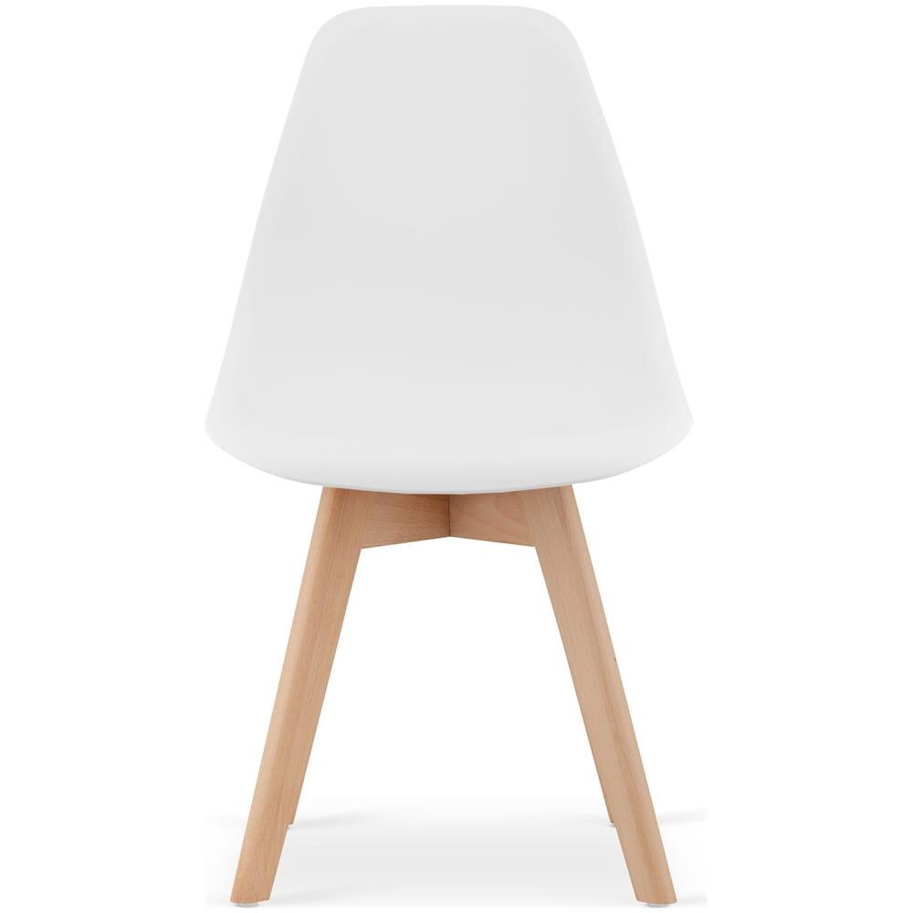 Sedia KITO - Design ergonomico senza tempo in bianco x 1 - Foto 2