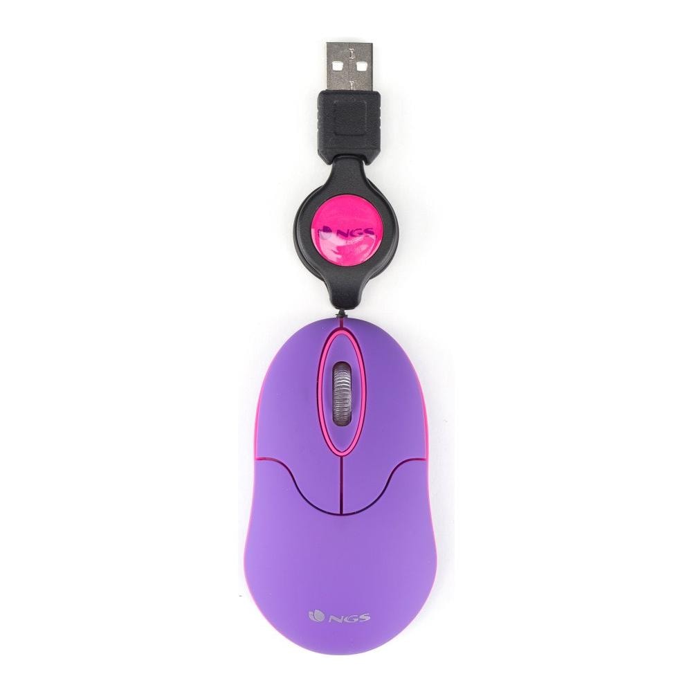 INPURPLE USB Ottico 1000DPI Ambidestro Porpora mouse - Foto 1
