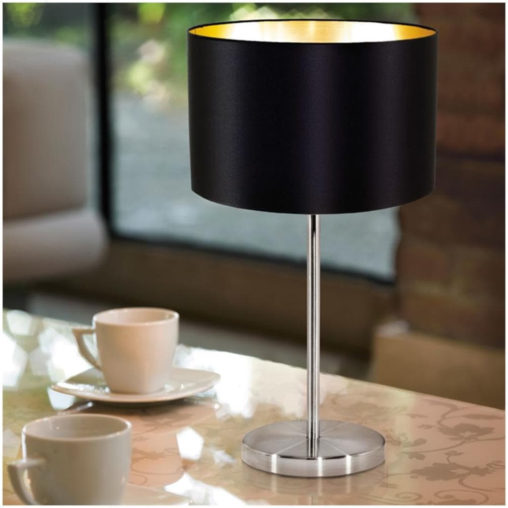 Maserlo 31627 Lampada Da Tavolo Nera - Foto 2