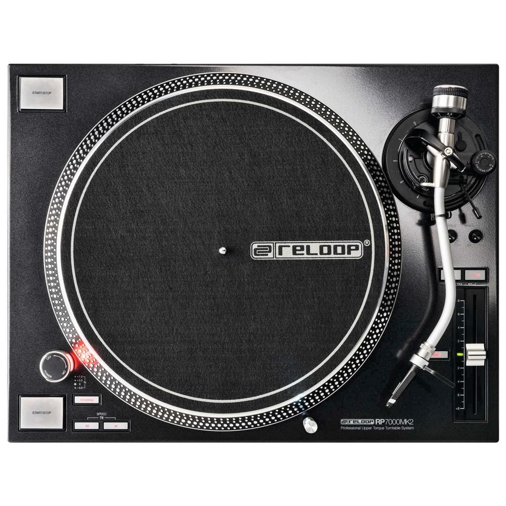 Giradischi per DJ a trazione diretta con coppia elevata. Rp 7000 Mk2 Nero - Foto 1