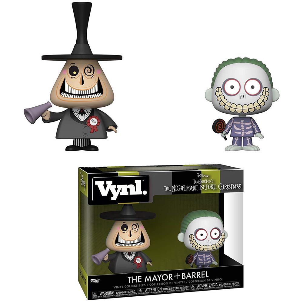 Action Figure Nightmare Before Christmas (the) : Funko Vynl - Mayor And Barrel - Foto 1