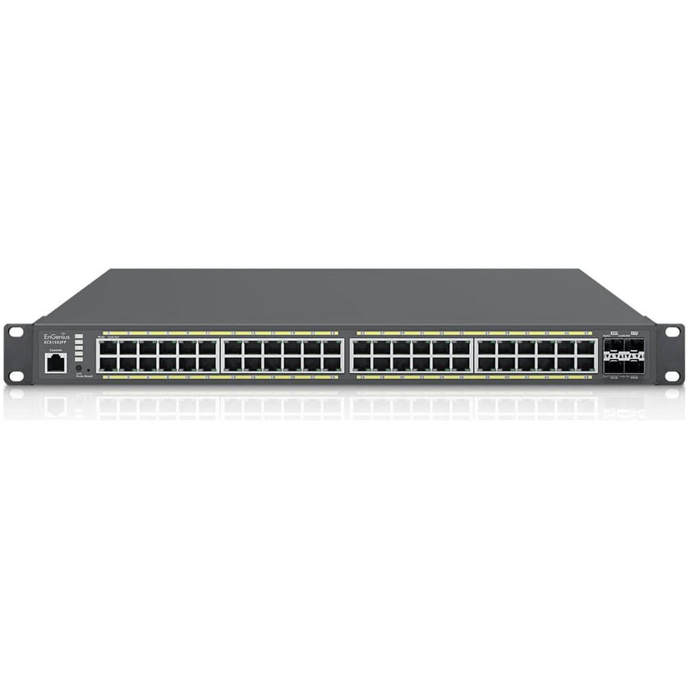 Switch di Rete ECS1552FP Gestito L2 Gigabit Ethernet (10/100/1000) Supporto PoE Colore Nero - Foto 1