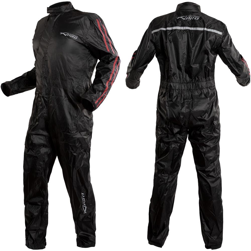 Tuta Impermeabile Moto Cerata Scooter Anti Pioggia Antiacqua Rosso Xxl - Foto 2