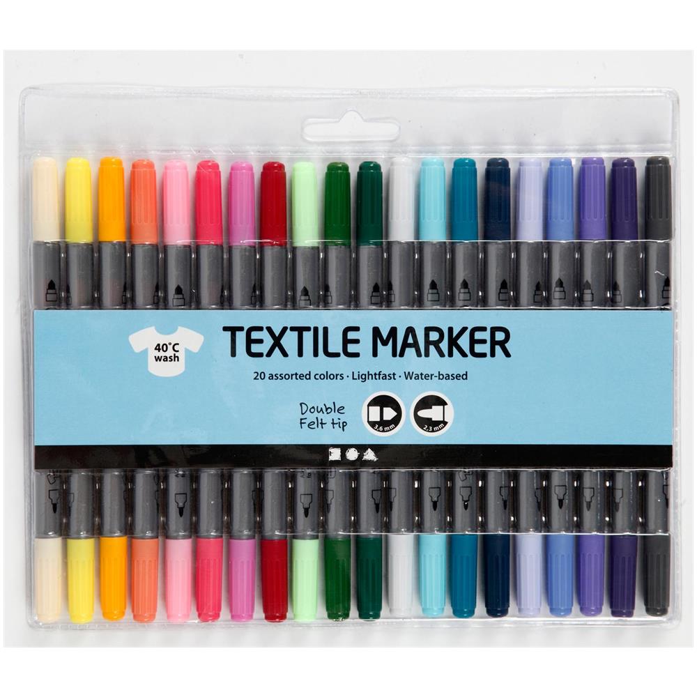 20 Feltri Tessili A Doppia Punta - Colori Tenui - Foto 2