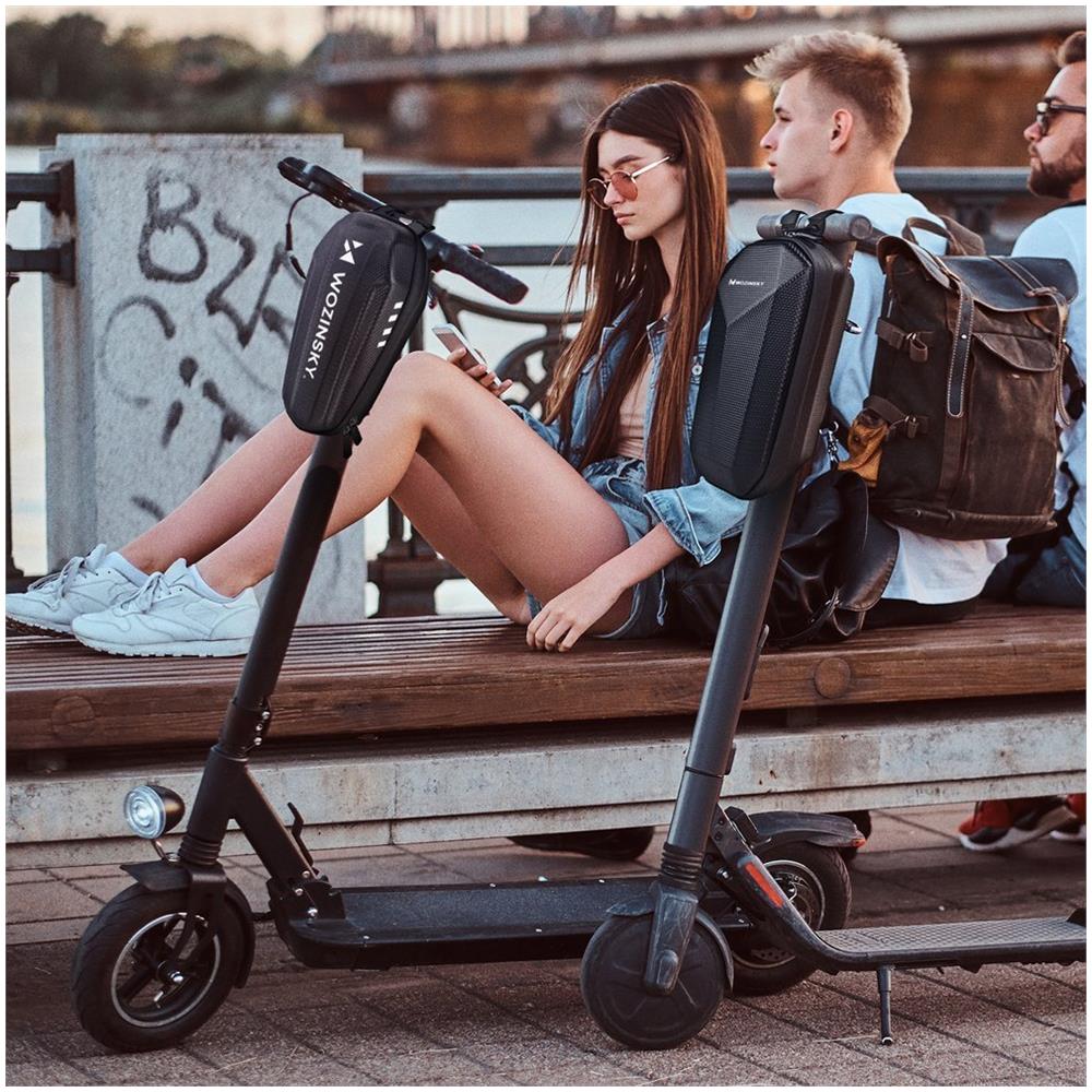 Borsa Impermeabile Wozinsky Borsa Per Scooter Elettrico 3l Manubrio Nero (wsb4bk)  - Foto 2