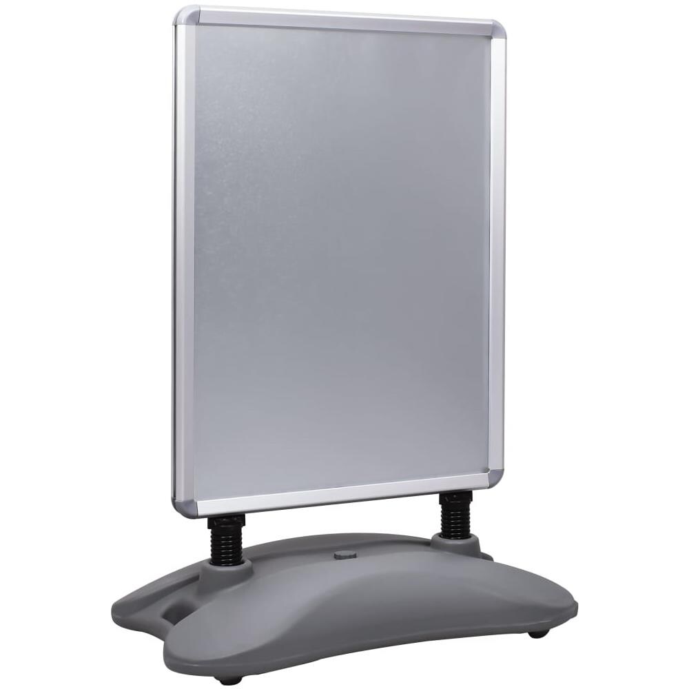 Piedistallo per Poster A1 Base ad Acqua Grigio Lega Alluminio - Foto 1