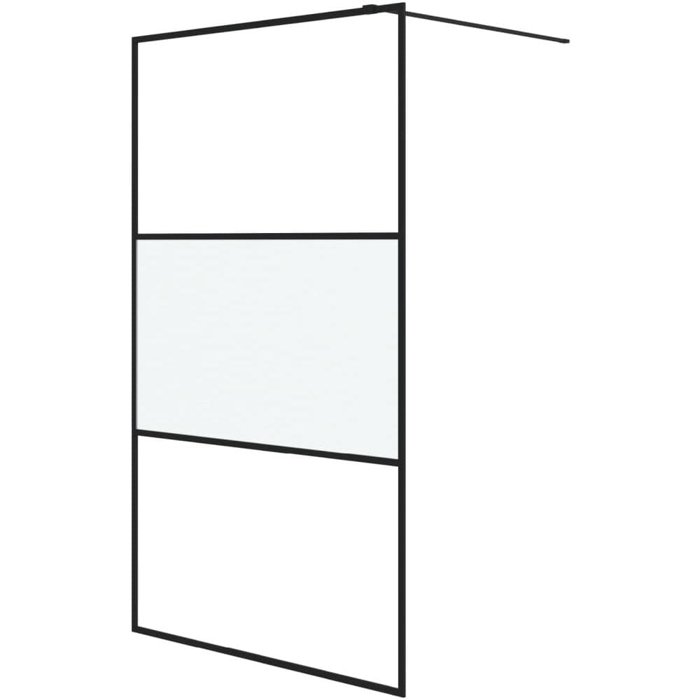 Parete Doccia Walk In 115x195 Cm Vetro Semi Smerigliato Esg - Foto 2