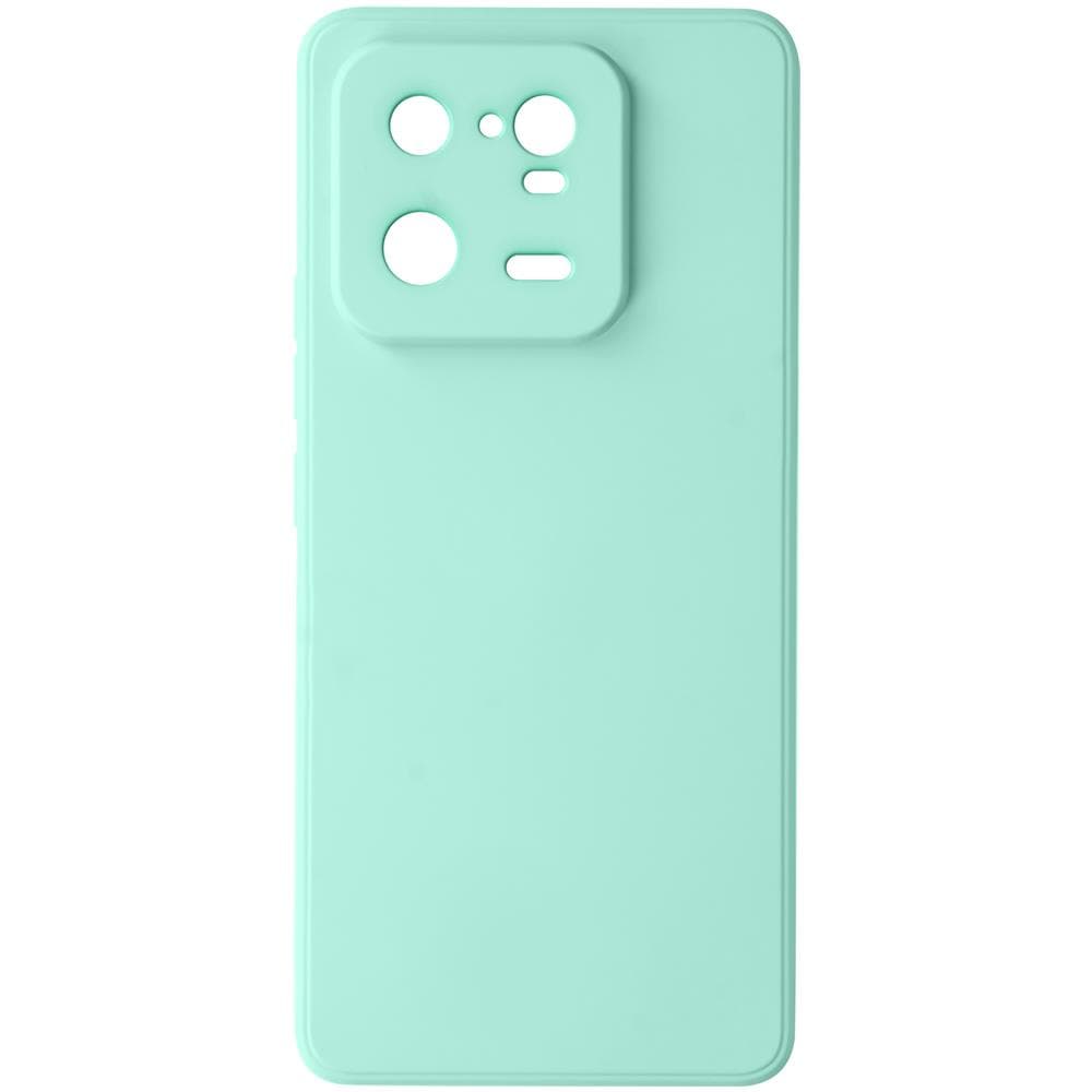 Cover Per Xiaomi 13 Pro Silicone Opaco Con Interno In Microfibra Turchese - Foto 1